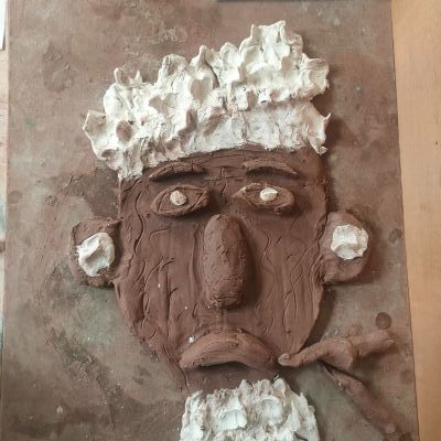 Parent Involvement Clay Roman Faces