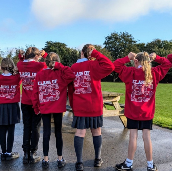 PTFA donated Year 6 jumpers